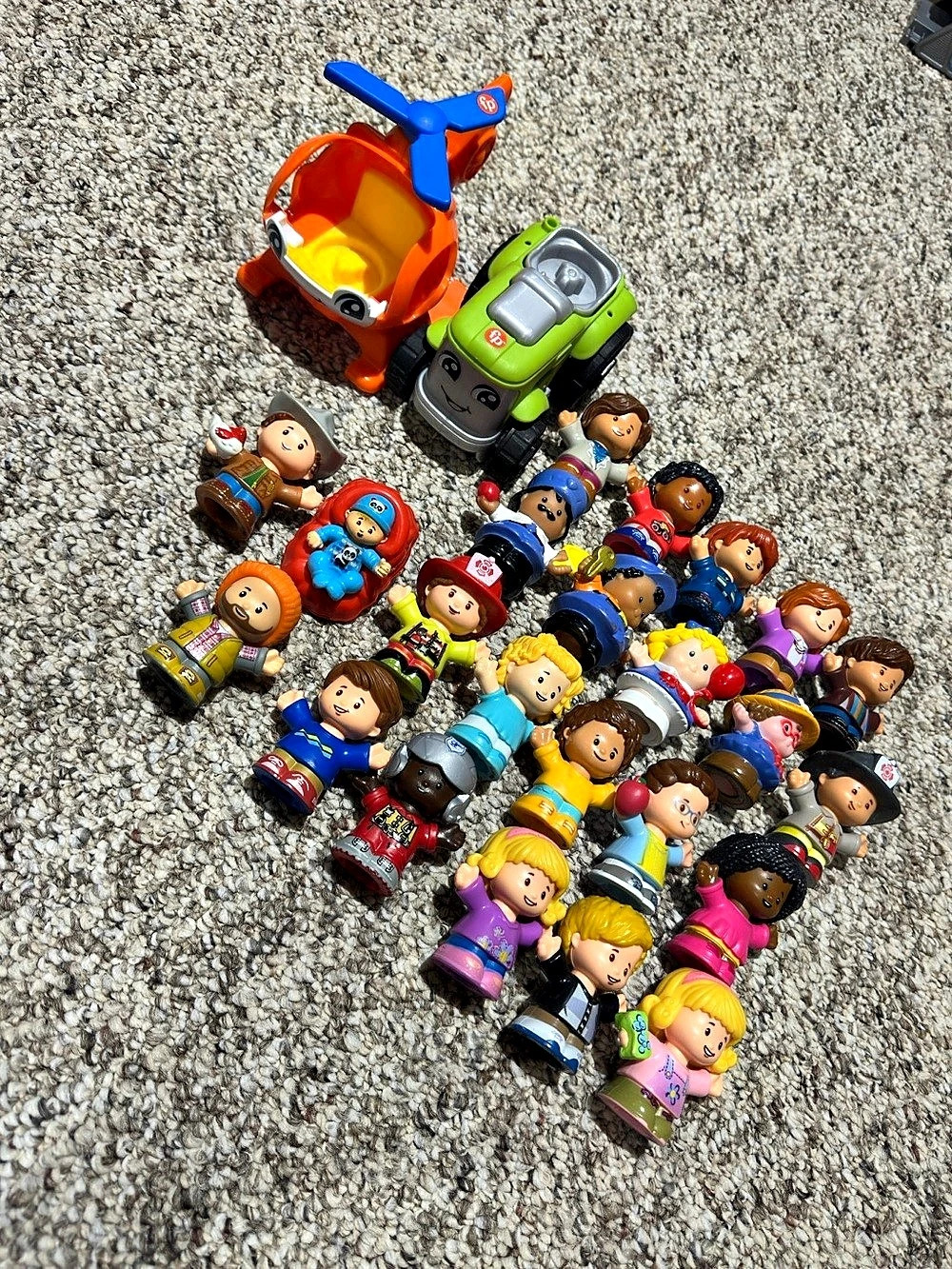 Little People Action Figure & Vehicle Lot Multicolor